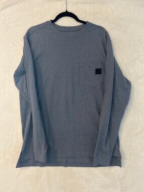 Wolverine Long Sleeve Pocket Tee Men's Large Cotton Shirt